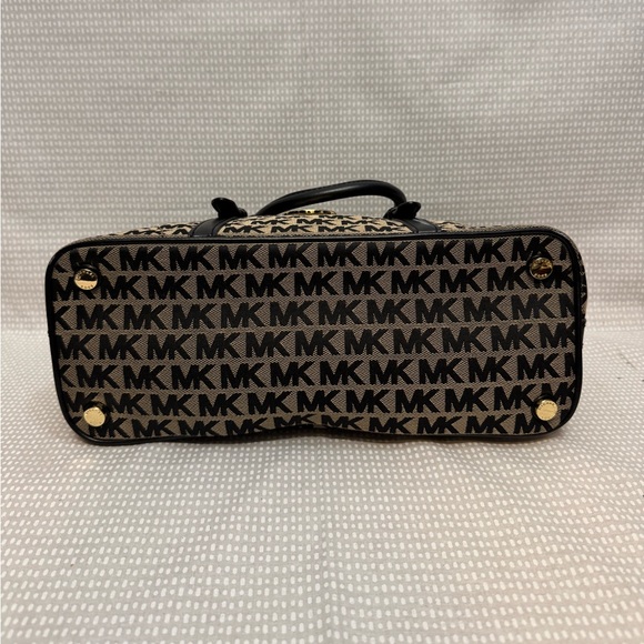 Michael Kors Logo Woven Satchel - Picture 9 of 12